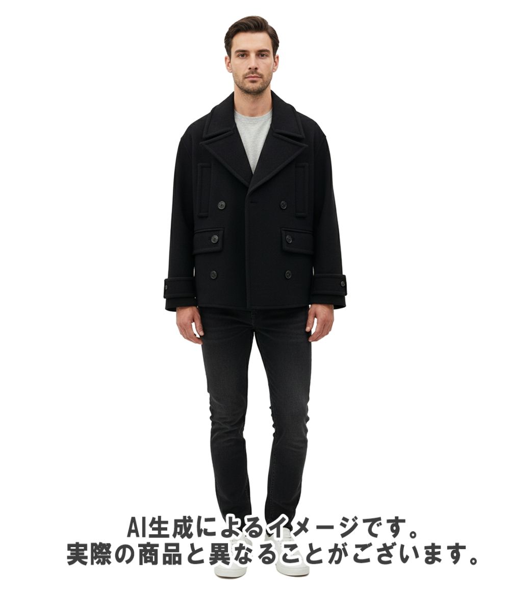 VALENTINO ピーコート Sサイズ ヴァレンティノ オーバーサイズピーコート 22AW WV0CJG807U3 メンズ