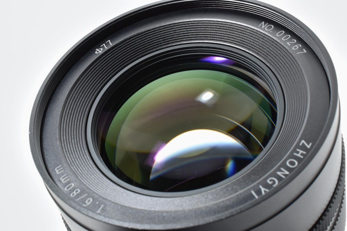 中一光学 ZHONG YI SPEEDMASTER 80mmF1.6 GFX用
