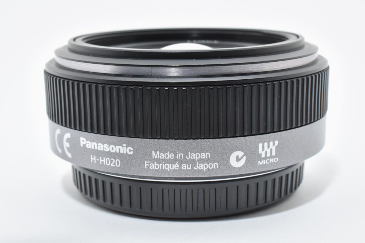 極上品 Panasonic LUMIX G 20mm F1.7 ASPH. H-H020 マイクロフォー