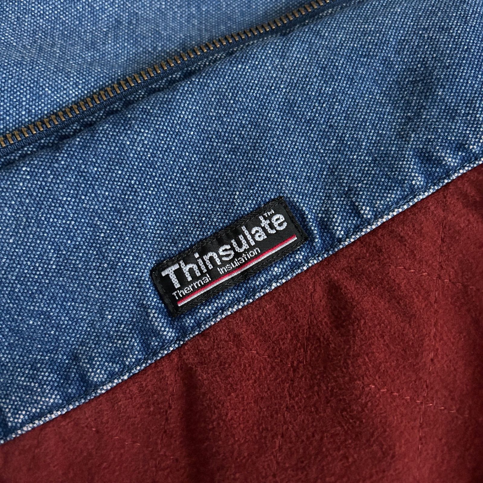 90s/Eddie Bauer/エディーバウアー/デニムジャケット/中綿/Thinsulate 