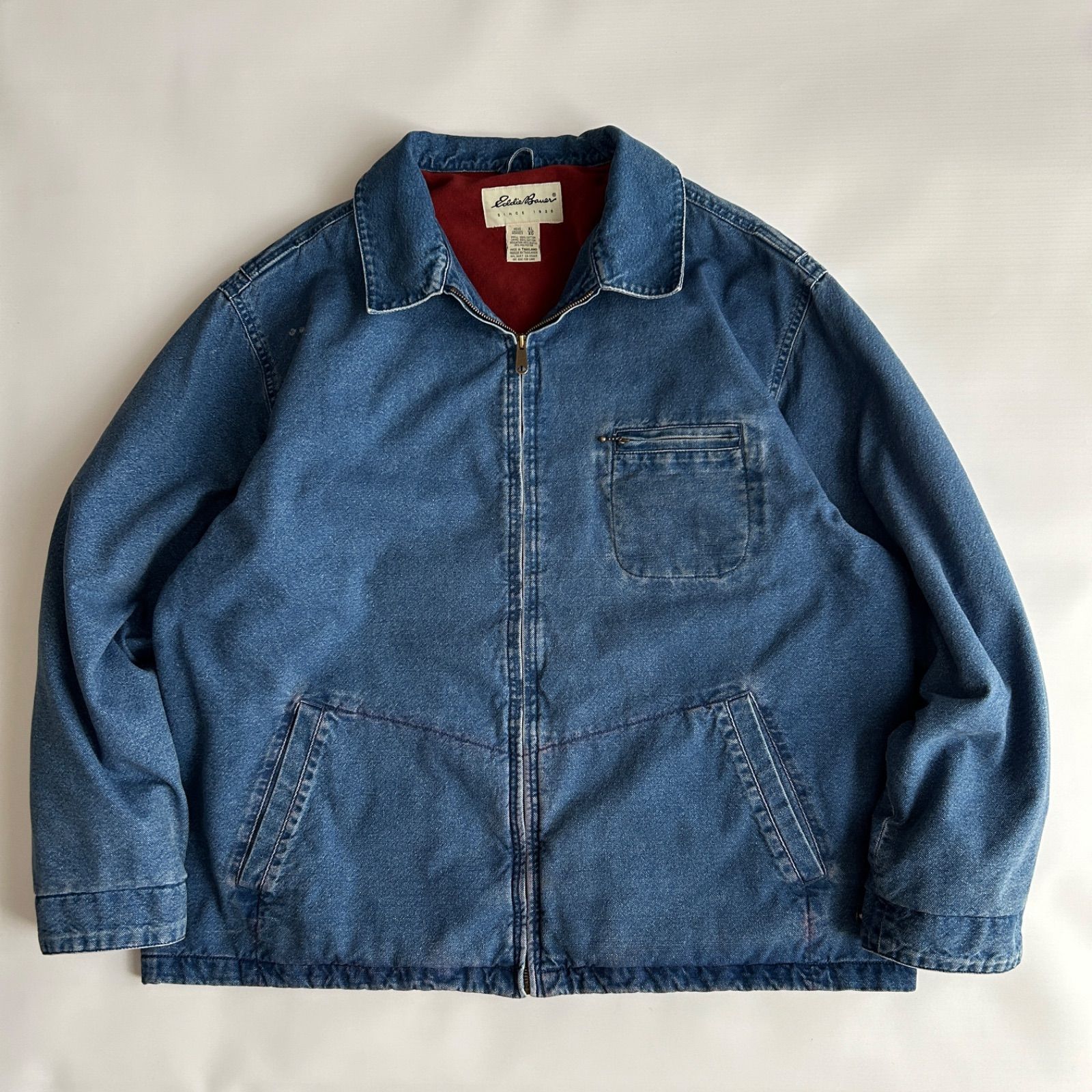 90s/Eddie Bauer/エディーバウアー/デニムジャケット/中綿/Thinsulate 