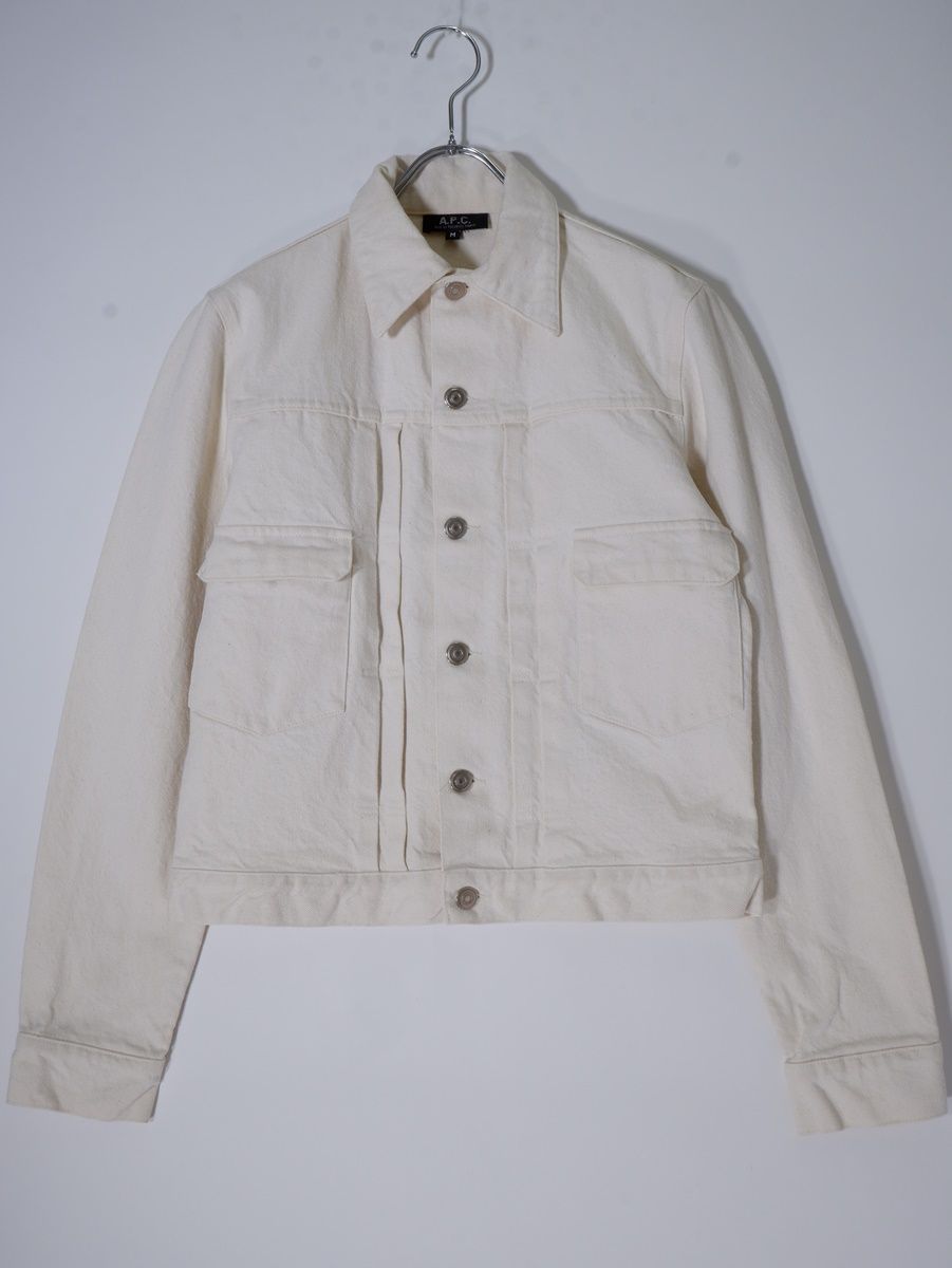A.P.C.アーペーセーAPC フランス製 2ndセカンドタイプGジャン ホワイト
