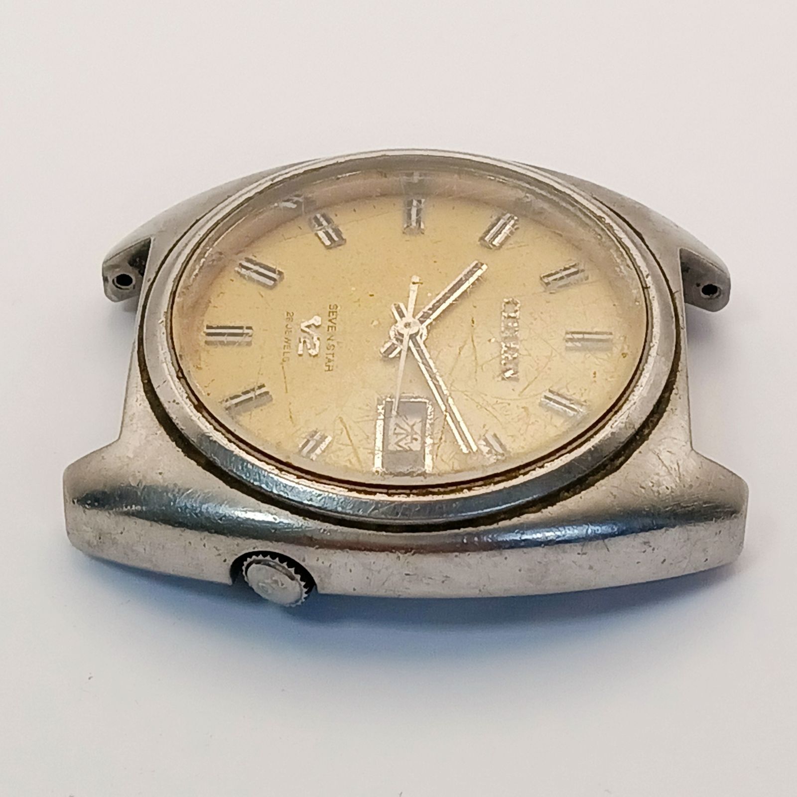 稼働 良品】0331-6 CITIZEN SEVEN STAR V2 シチズン セブンスター 4