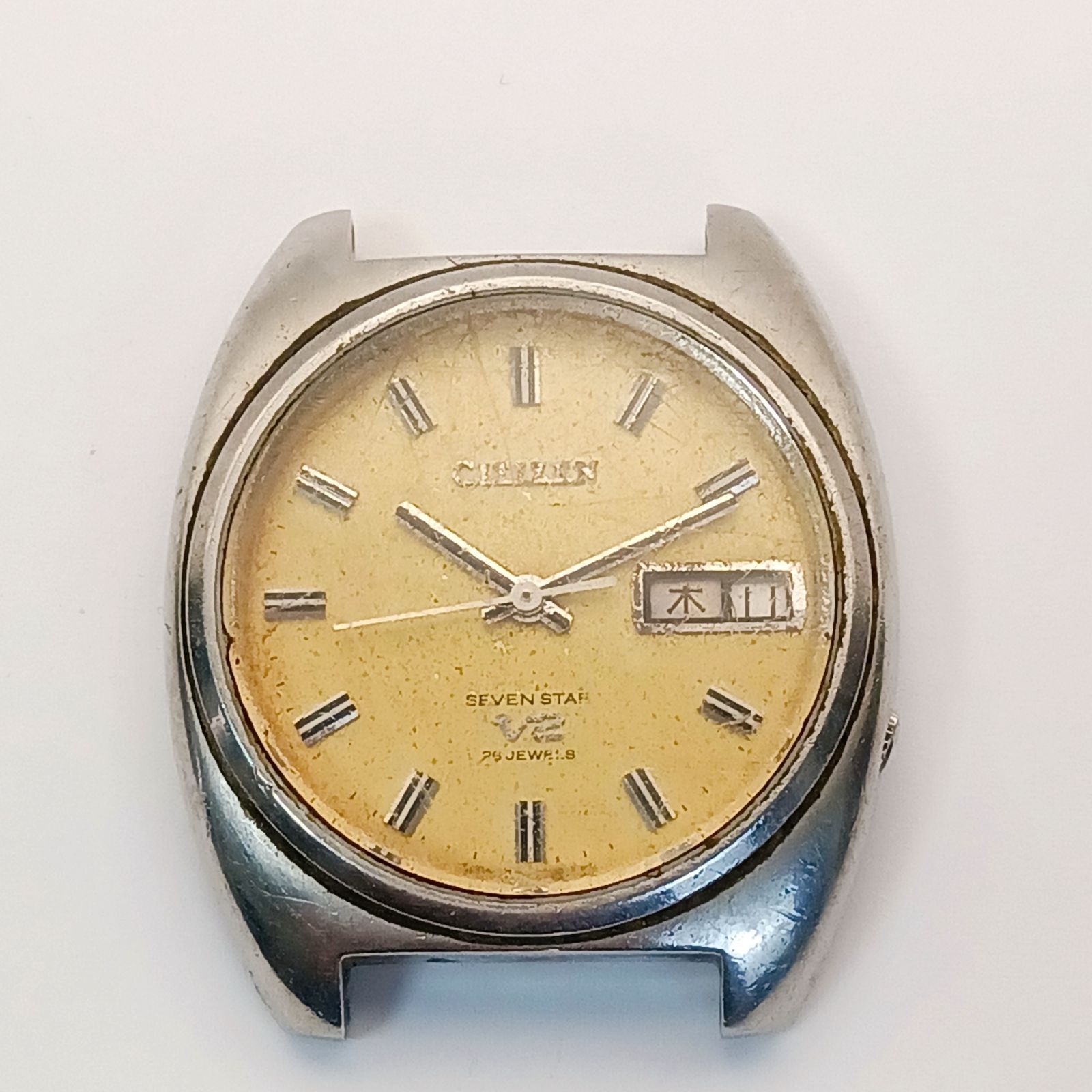 稼働 良品】0331-6 CITIZEN SEVEN STAR V2 シチズン セブンスター 4