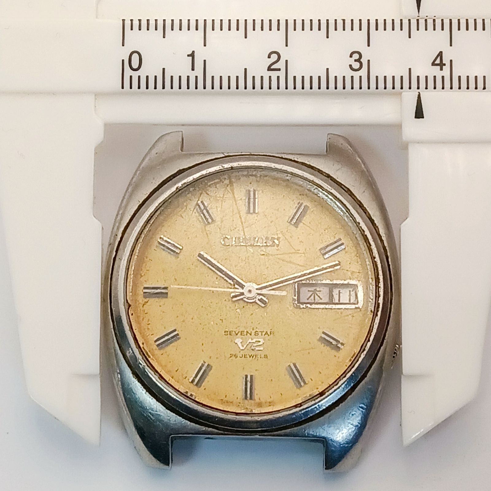 稼働 良品】0331-6 CITIZEN SEVEN STAR V2 シチズン セブンスター 4