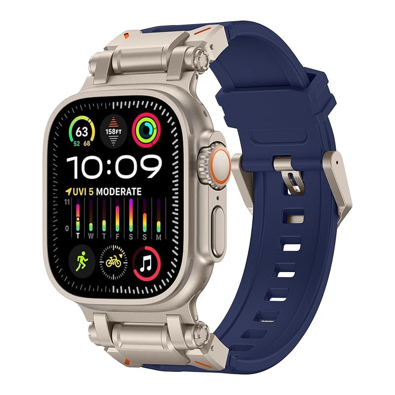 [GLILAVOX] 新登場 アップルウォッチ バンド Compatible with Ultra 3/Ultra 2/ Ultra 49mm,Series SE 3/SE2/SE/11/10/9/8/7/6/5/4/3/2/1 46mm/45mm/44m 0
