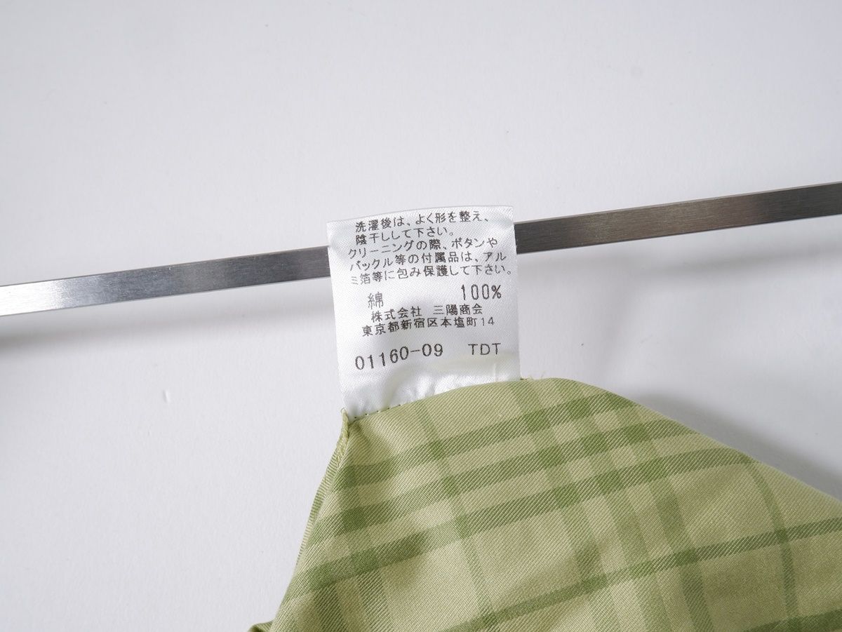 BURBERRY LONDONバーバリー ロンドン ホースマーク刺繍 8分袖チェック比翼コットンシャツ【38】【LSHA77777】 BURBERRY LONDONバーバリー ロンドン ホースマーク刺繍 8分袖チェック