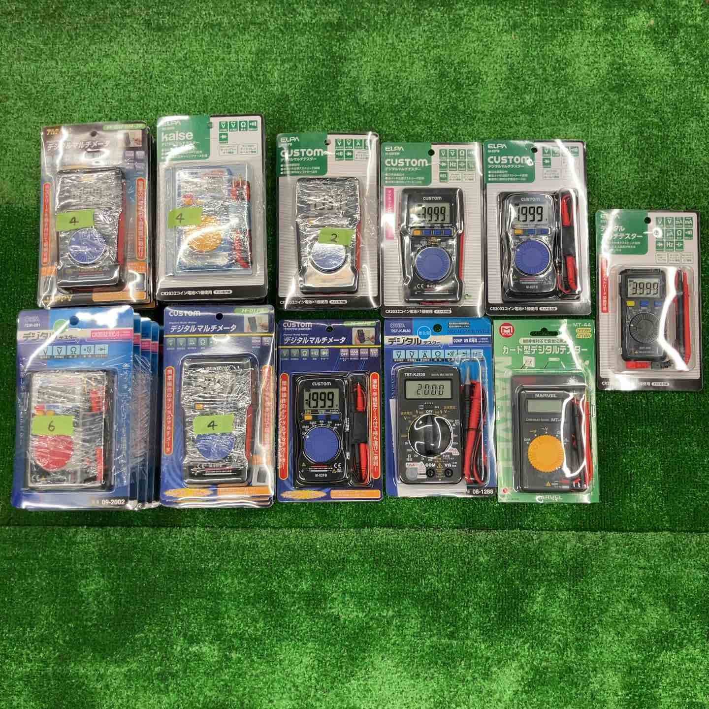 未使用】デジタルテスター計26点まとめ売り(メーカー混在) 【桶川店 
