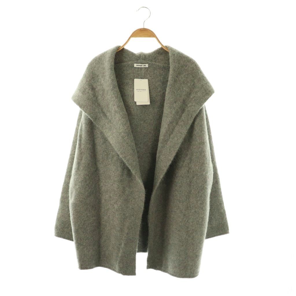 美品 EVERYDAY I LIKE エブリデイアイライク ドゥーズィエムクラス ウールカシミヤ ニット ボレロ ショートカーディガン グレー レディース 古着 中古 USED 美品 EVERYDAY I LIKE エブリデイアイライク ドゥーズィエムクラス
