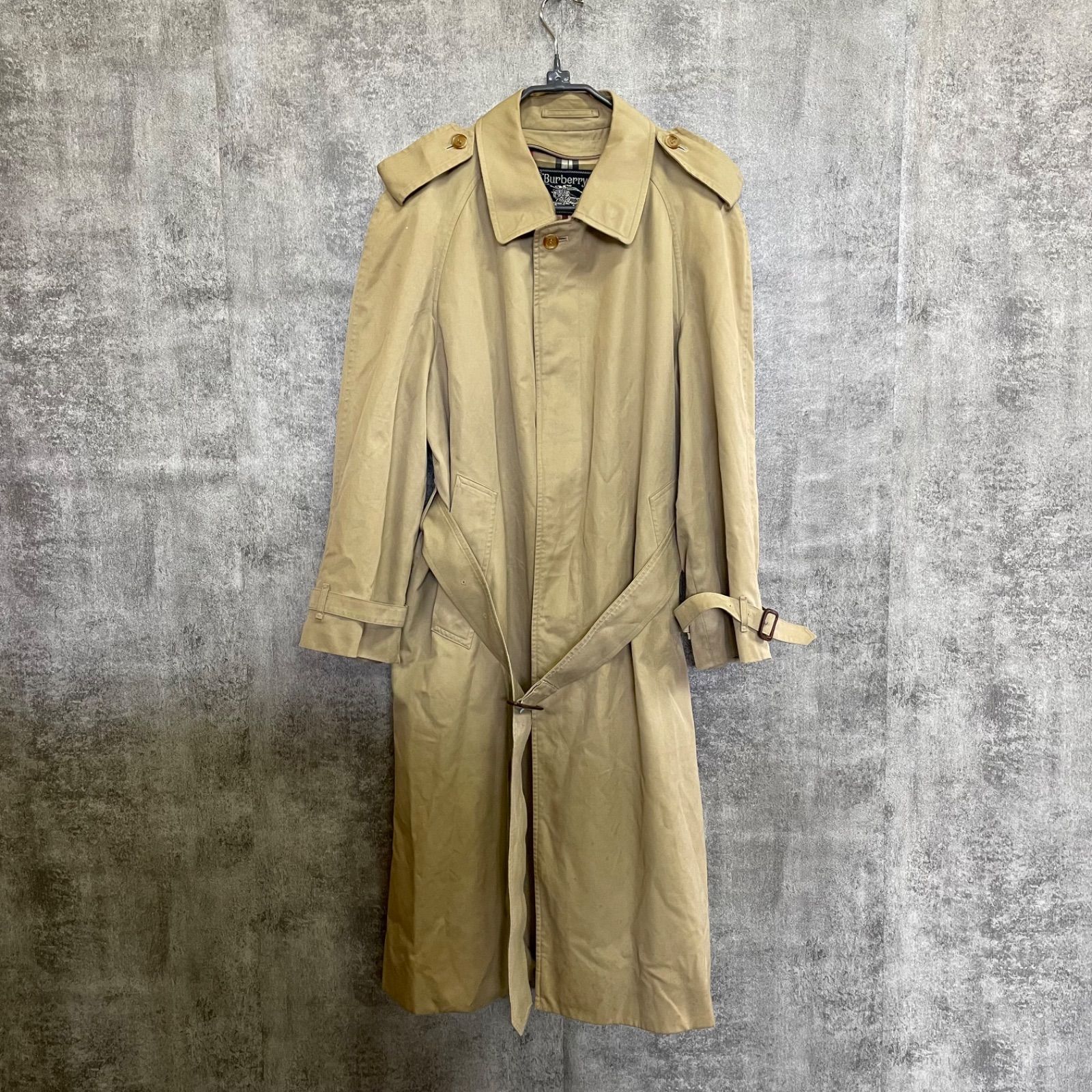 k-261】Burberrys トレンチコート ベージュ レディースM相当 k-261】Burberrys トレンチコート ベージュ レディースM相当