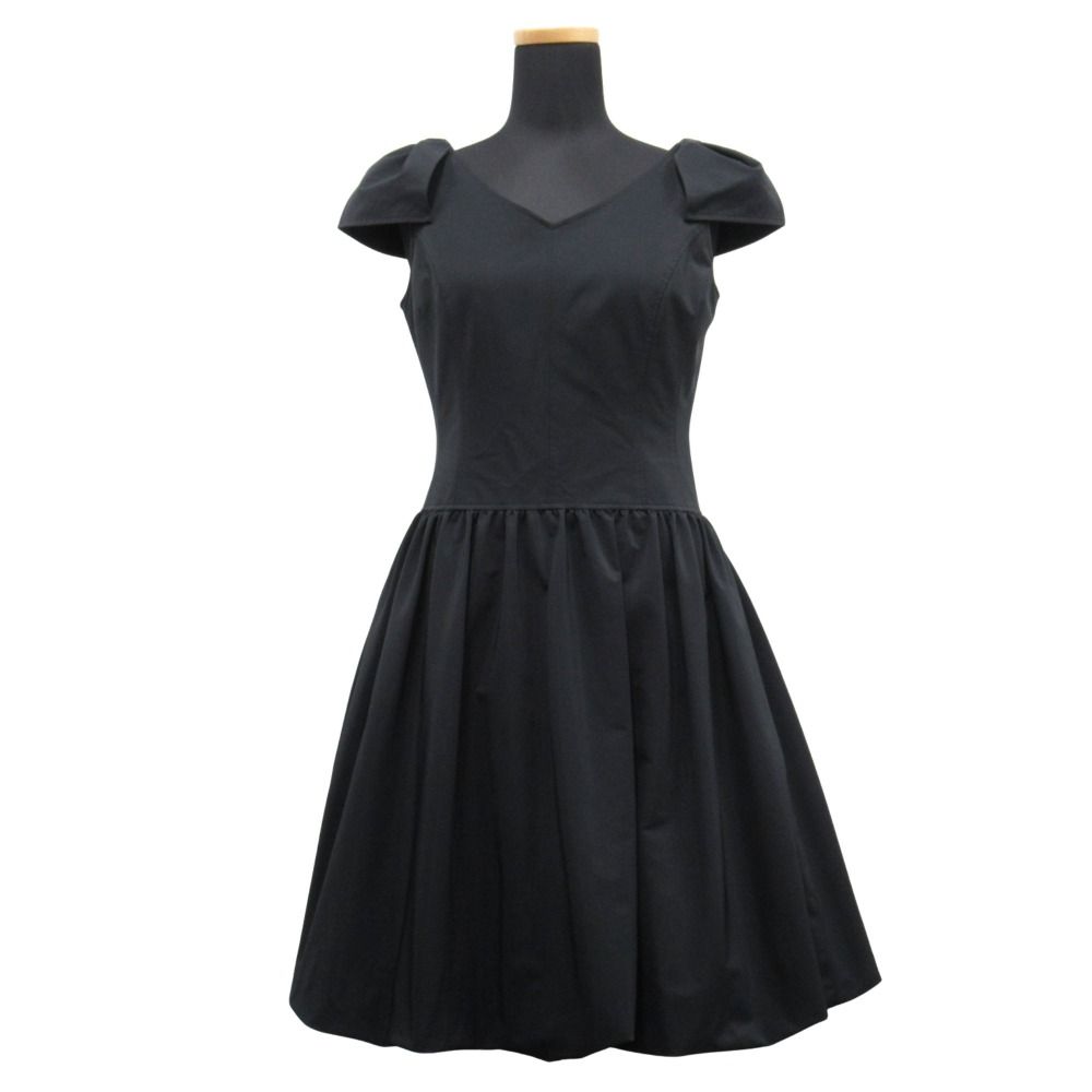美品 Rene ルネ ノースリーブ フレア ワンピース ドレス 美品 Rene ルネ ノースリーブ フレア ワンピース ドレス