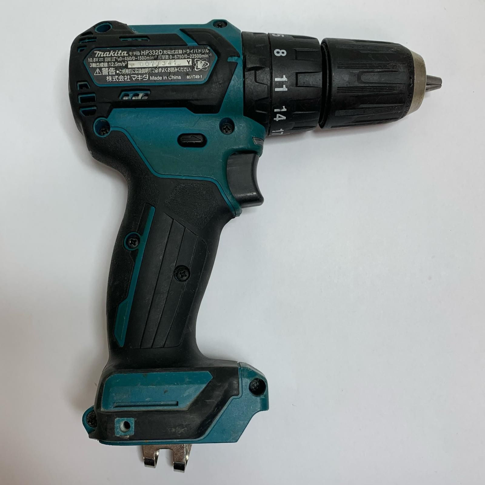 MAKITA マキタ 充電式震動ドライバドリル 充電器・充電池2個・ケース付 