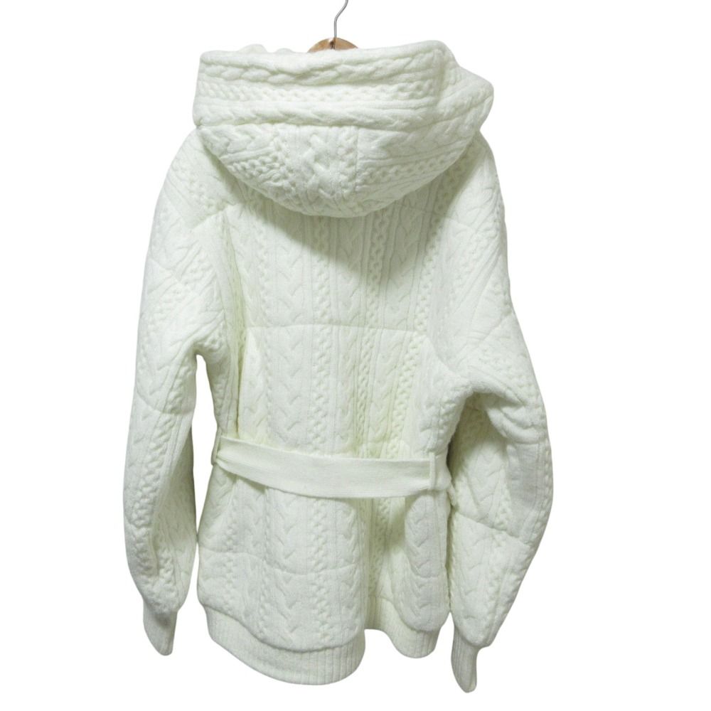 未使用 andmary アンドマリー quilting knit shape jacket フーデッド