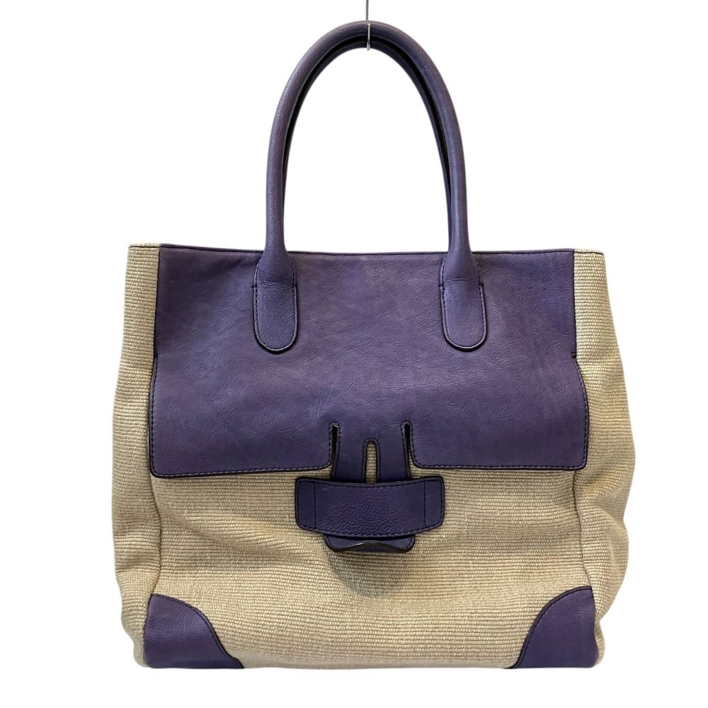 良品 TILA MARCH ティラマーチ レザー×キャンバス トートバッグ 