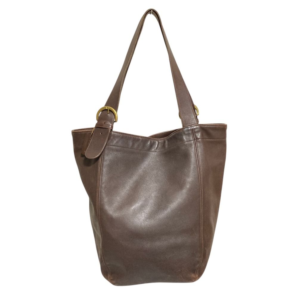 スーパーセール】 美品 COACH コーチ トートバッグ レザー 無地 ベージュ