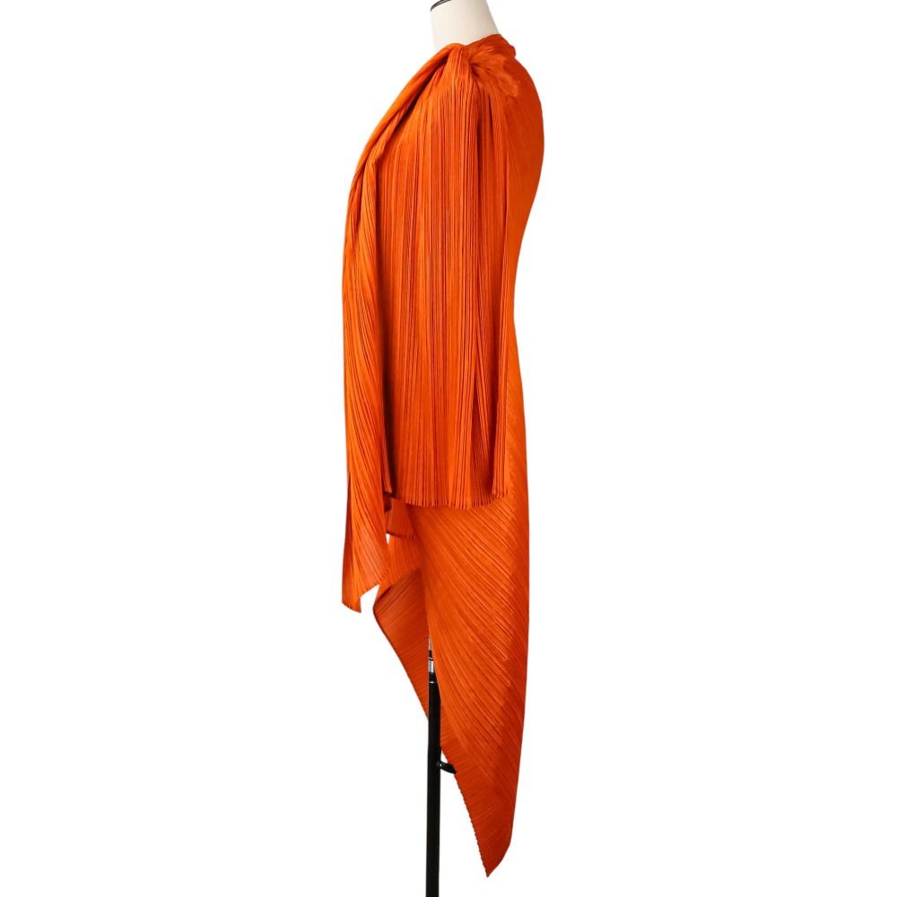 極美品　一度使用　PLEATS PLEASE 大判ストール　マルチカラー 良品 PLEATS PLEASE プリーツプリーズ イッセイミヤケ マダムT マルチ
