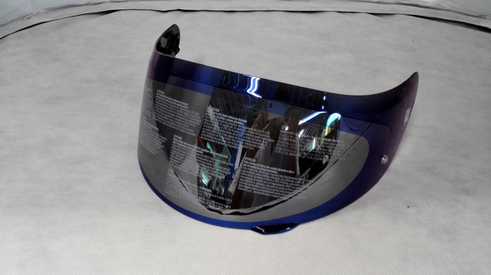 開封・未使用品】AGV VISOR GT4-2 AS MPLK 001-I.BLUE ミラーシールド 