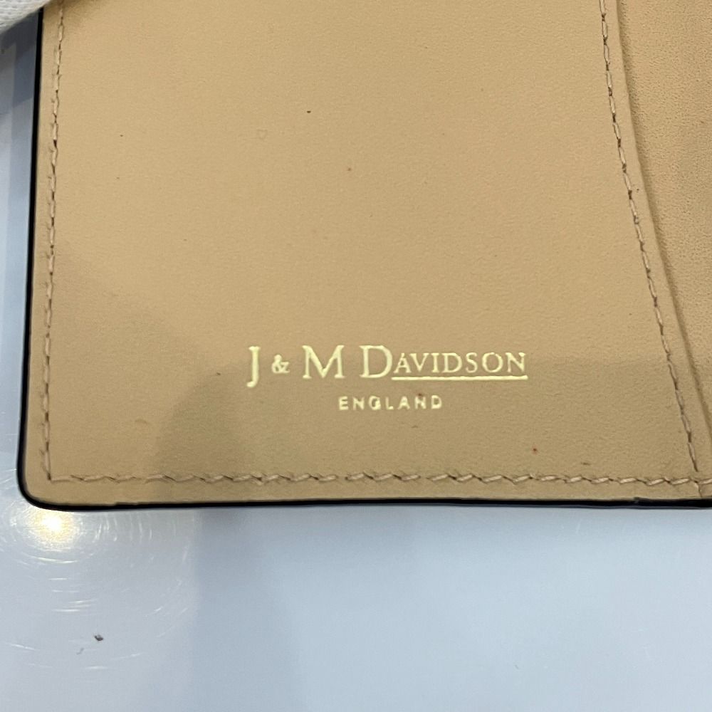 良品 J&M DAVIDSON ジェイアンドエムデヴィッドソン クロコ型押し 二