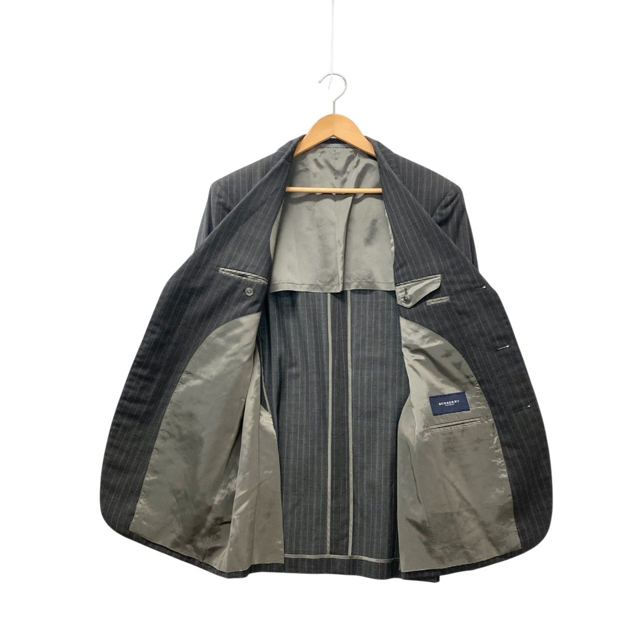 73c13 BURBERRY LONDON バーバリーロンドン シングルスーツ セットアップ ビジネス 175  AB6 ウール メンズu02t 73c13 BURBERRY LONDON バーバリーロンドン シングルスーツ