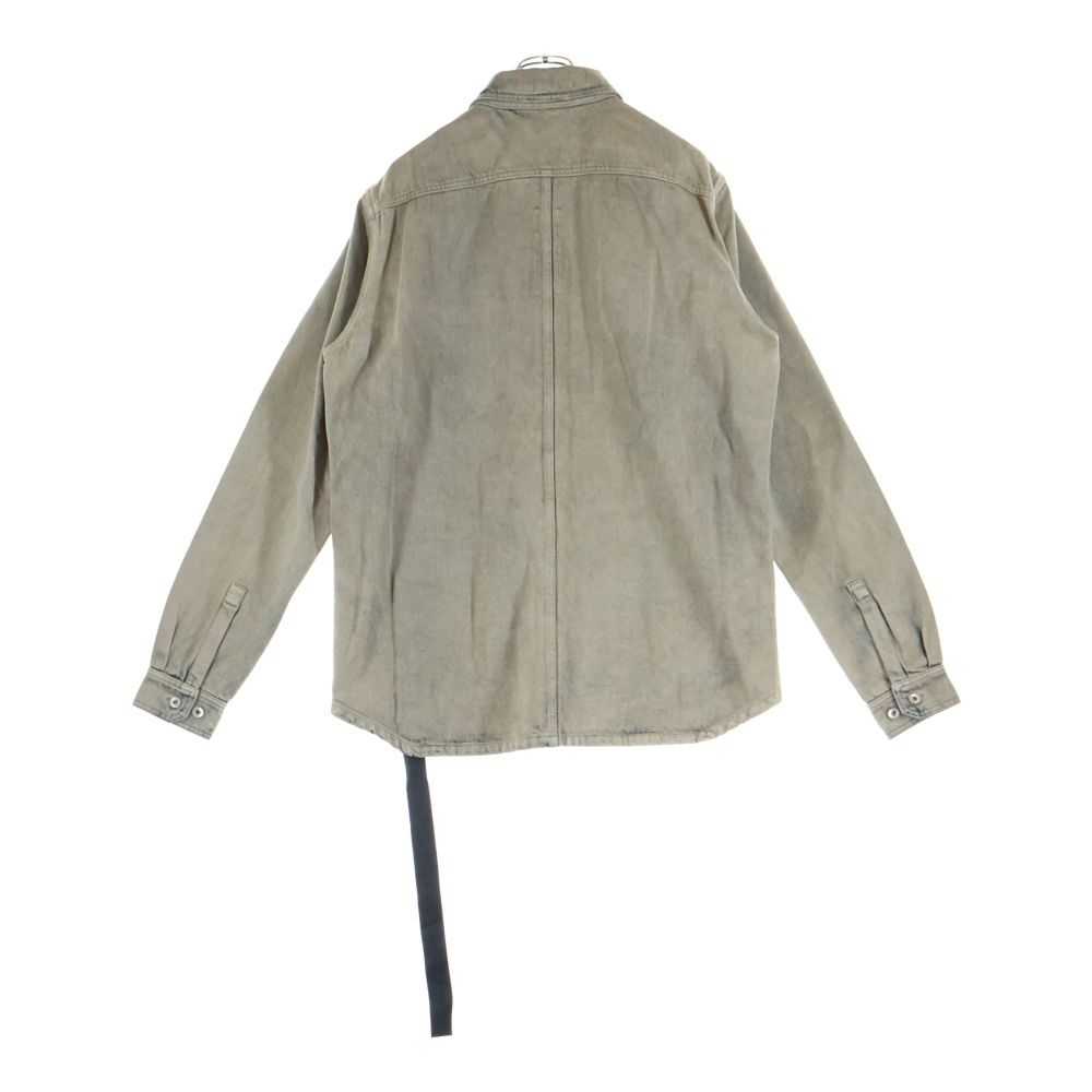 DRKSHDW ダークシャドウ OUTERSHIRT 長袖デニムシャツ インディゴ DS02B4705-DMP DRKSHDW (ダークシャドウ) OUTERSHIRT 長袖デニムシャツ インディゴ