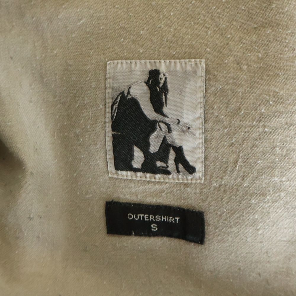 DRKSHDW (ダークシャドウ) OUTERSHIRT 長袖デニムシャツ インディゴ