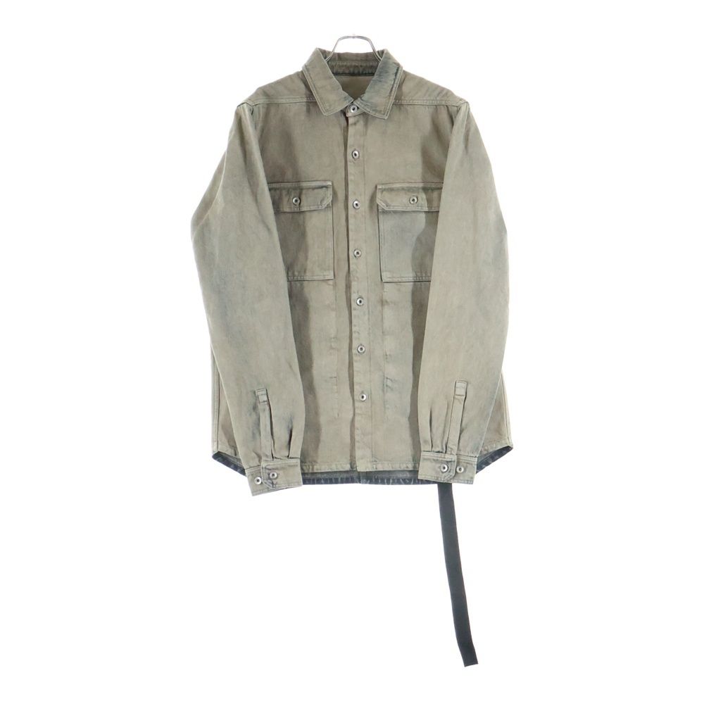 DRKSHDW (ダークシャドウ) OUTERSHIRT 長袖デニムシャツ インディゴ