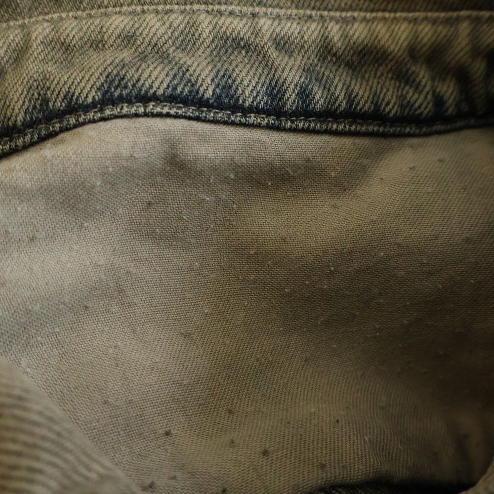 DRKSHDW (ダークシャドウ) OUTERSHIRT 長袖デニムシャツ インディゴ