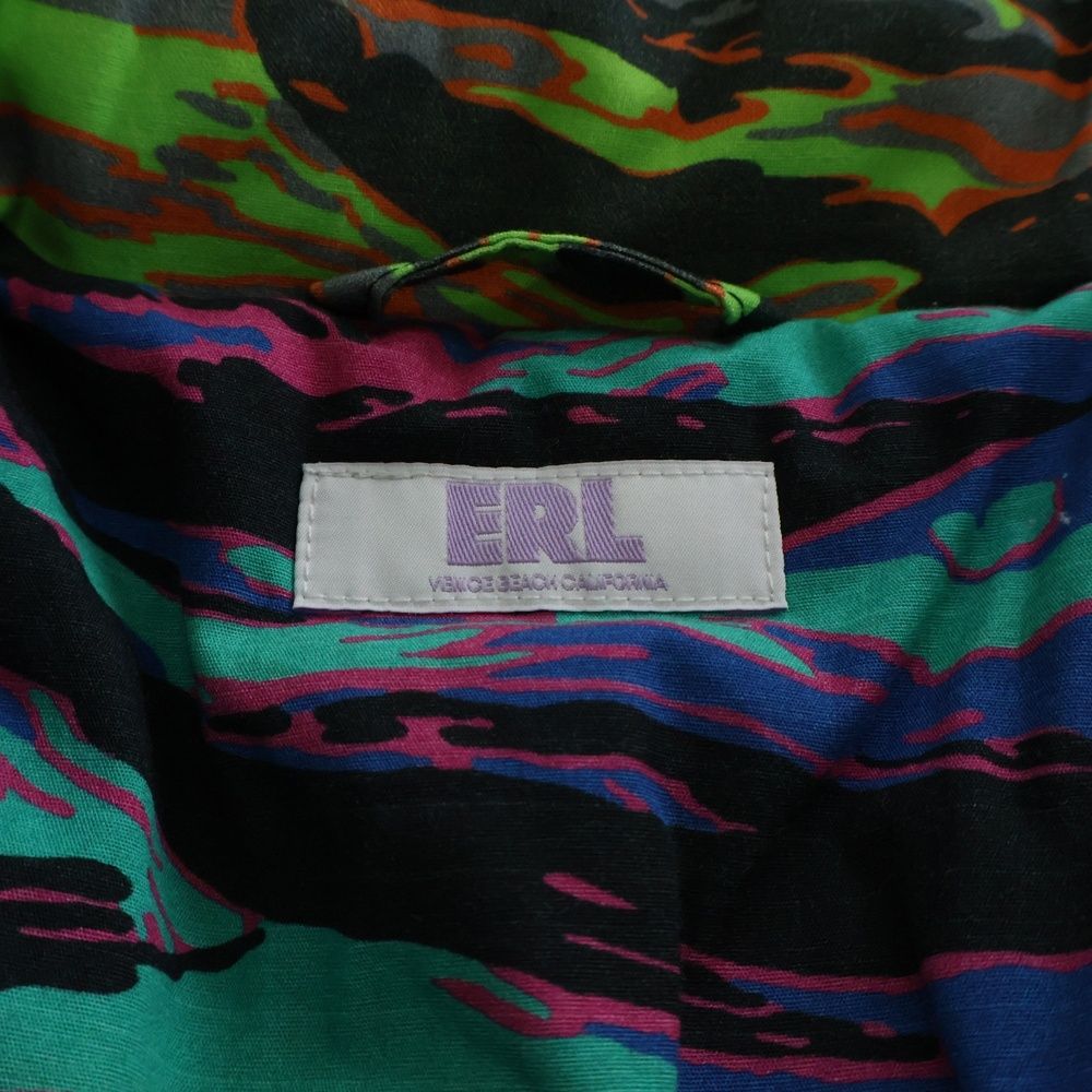 ERL (イーアールエル) カモフラージュ パテッドジャケット ERL06C003
