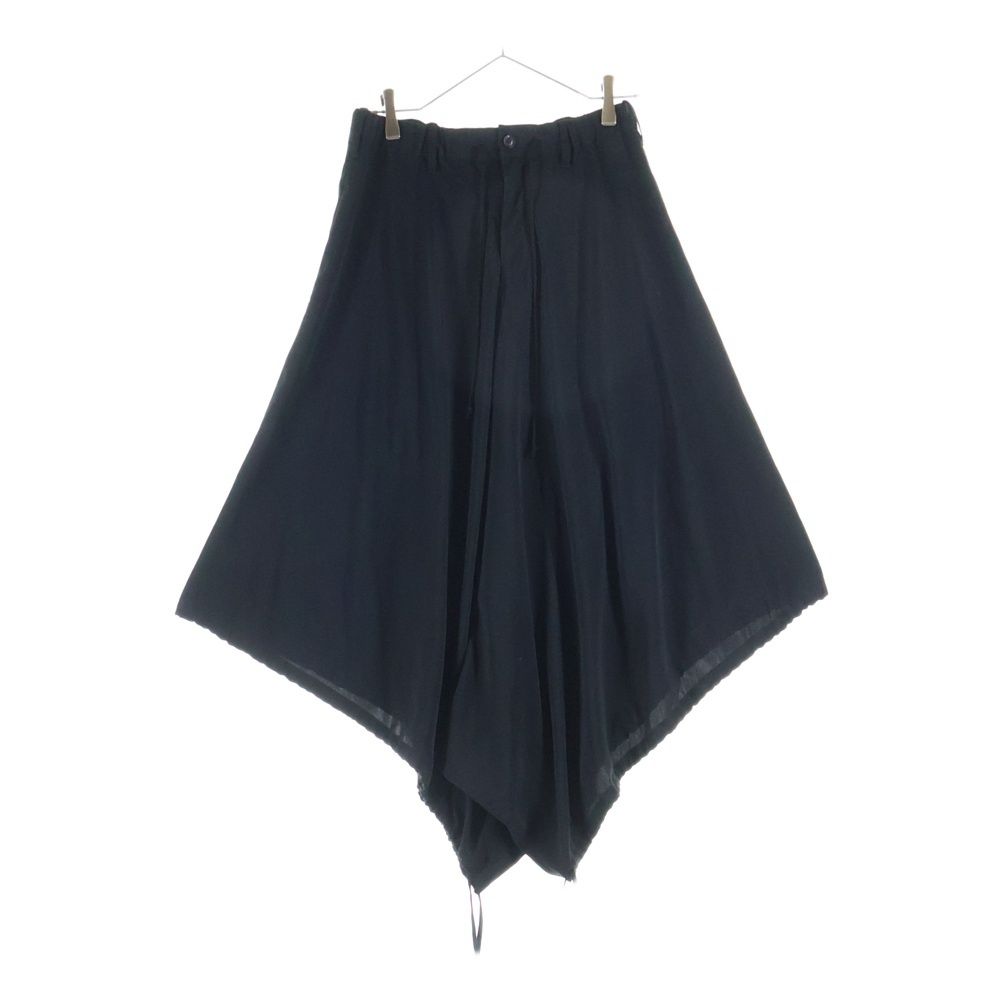 B Yohji Yamamoto ビー ヨウジヤマモト 20SS タキシード ワイドタック ハーフパンツ ブラック HN-P59-500 B Yohji Yamamoto (ビー ヨウジヤマモト) 20SS タキシード ワイド