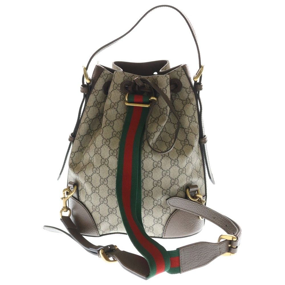 GUCCI (グッチ) クーリエ GGスプリーム 2WAYバックパック ハンドバッグ