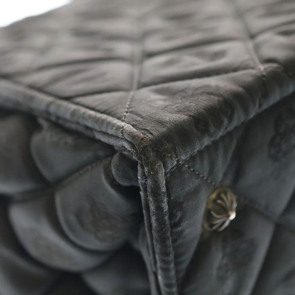 CHROME HEARTS (クロムハーツ) ナイロンキルティングトートバッグ