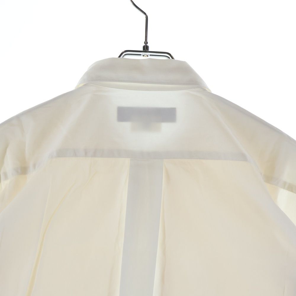 COMME des GARCONS HOMME DEUX コムデギャルソン オムドゥ 21SS AD2020 フロント切替 長袖ボタンシャツ ホワイト/アイボリー DG-B029 COMME des GARCONS HOMME DEUX (コムデギャルソン オムドゥ) 21SS
