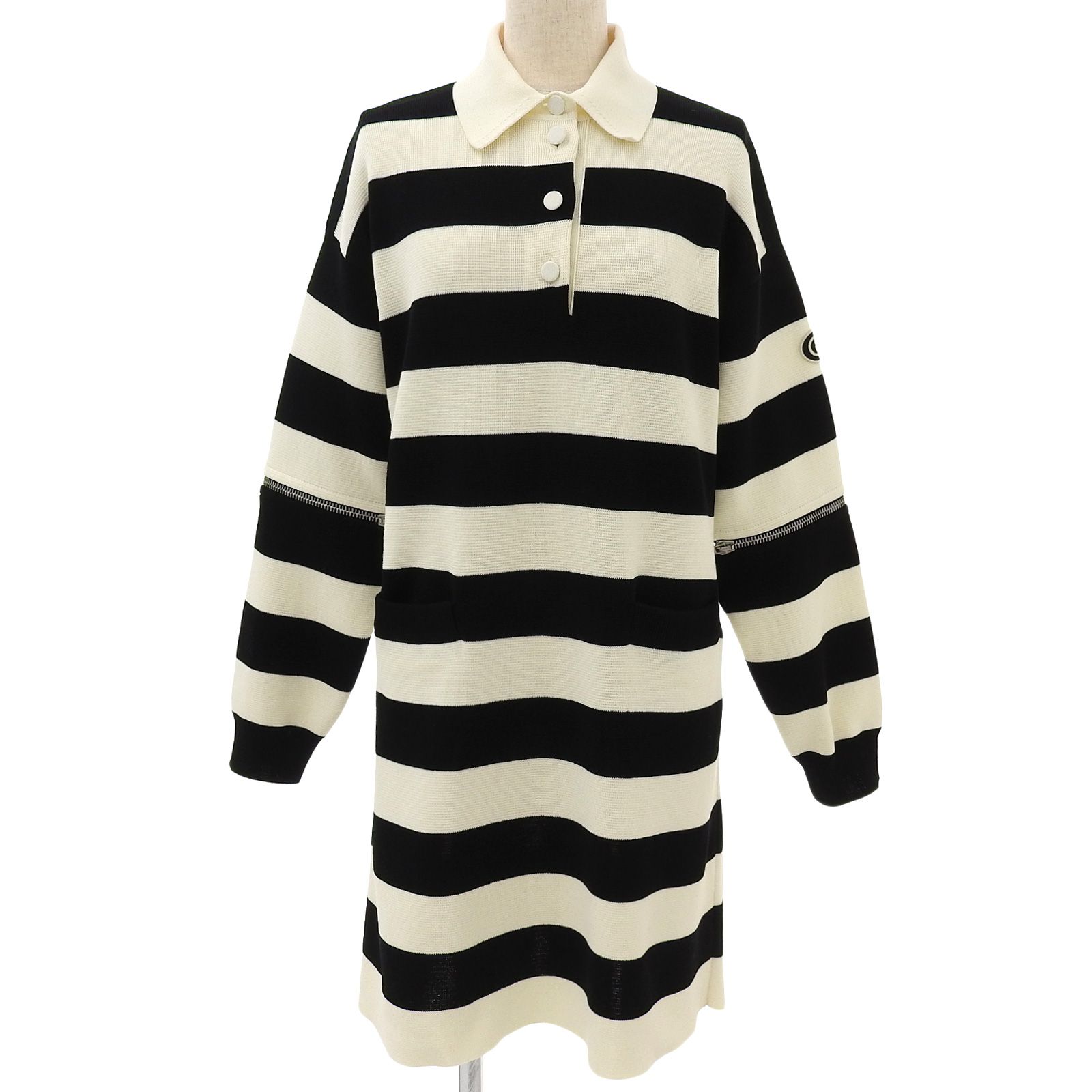 極美品△GUCCI グッチ 22SS 731592 コットン100％ ロゴワッペン付き 