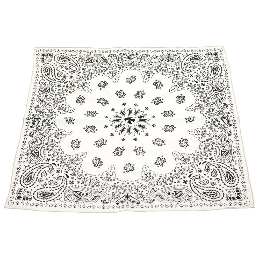 CHROME HEARTS (クロムハーツ) CH SILK BANDANA シルクバンダナ