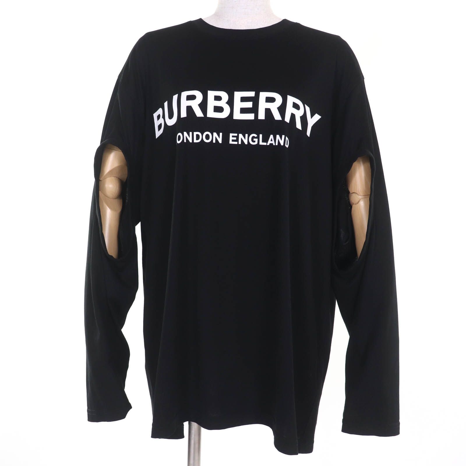 極美品！人気！BURBERRY バーバリー ロゴ Tシャツ カットソー Mサイズ 
