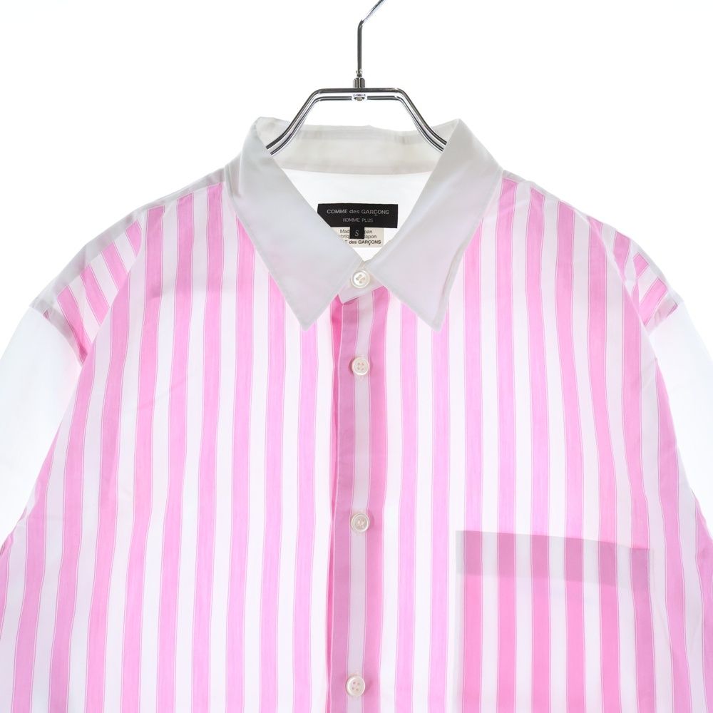 AD2019 コムデギャルソンオムプリュス plus ポリ縮 名作 シャツ COMME des GARCONS HOMME PLUS (コムデギャルソンオムプリュス) 20SS