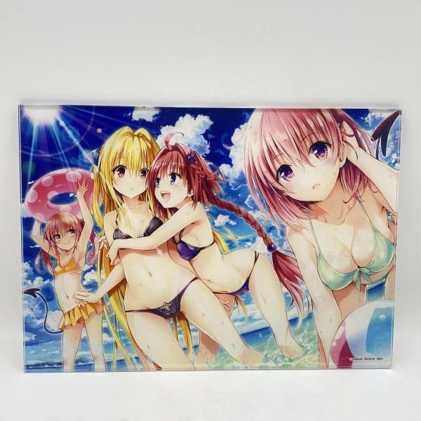 ToLOVEる 15周年記念原画展 アートパネル ナナ&ヤミ&芽亜&モモ 中古】ナナ＆ヤミ＆メア＆モモ アートパネルG 「To LOVEる 15周年記念