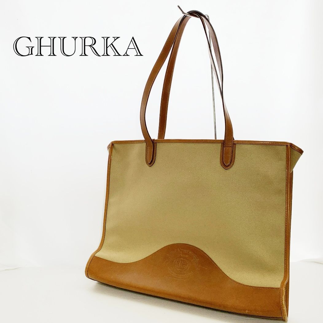 GHURKA グルカ SUMMIT NO.112 サミット キャンバス レザー トート