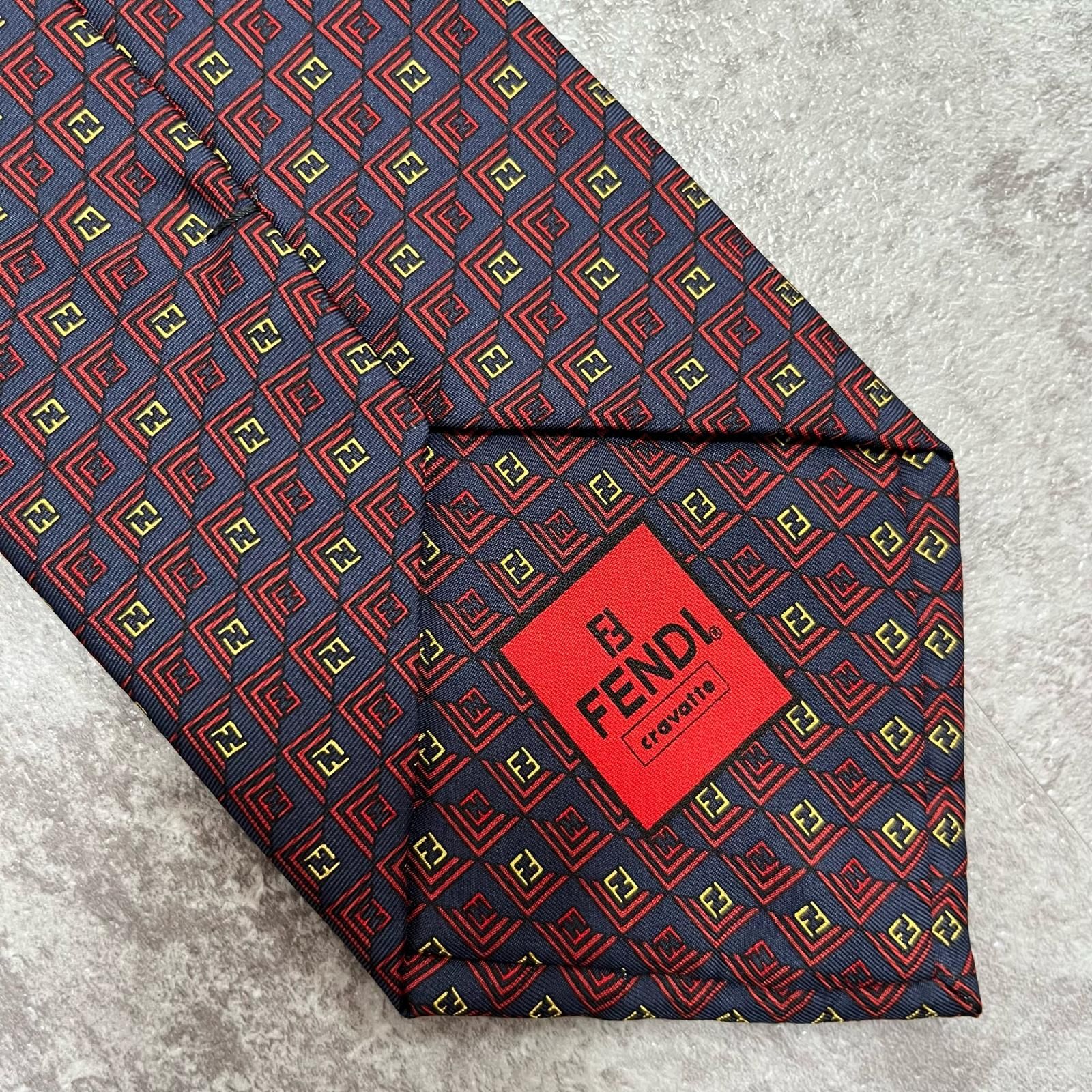 FENDI】フェンディ シルクネクタイ シルク100% メンズ イタリア製