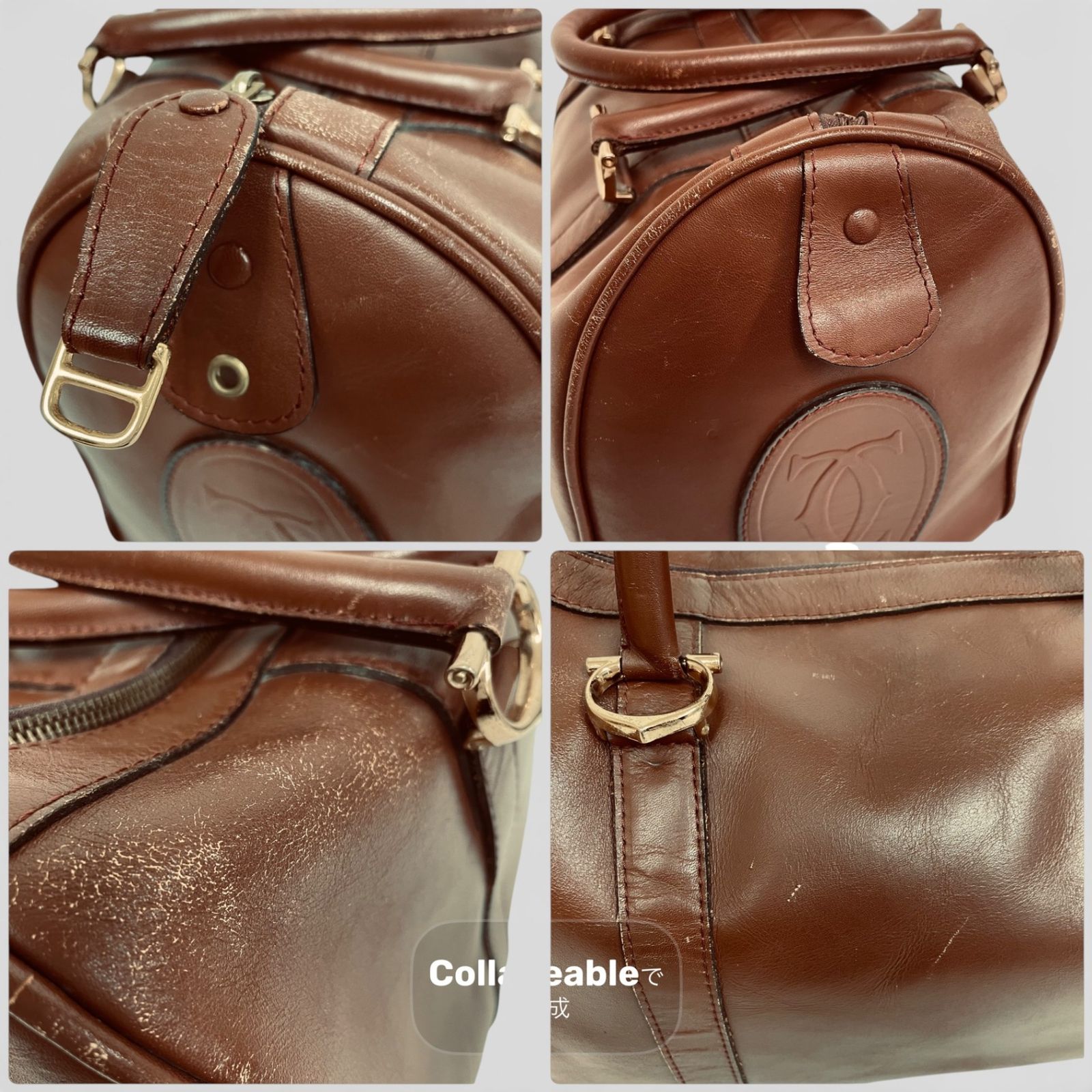 Cartier カルティエ ボストンバッグ マストライン ヴィンテージ - メルカリ