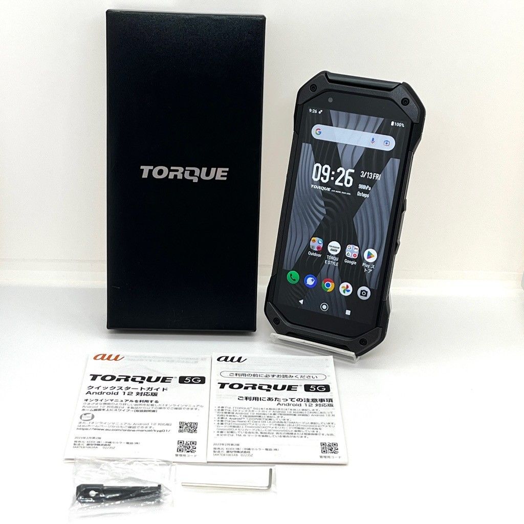 ◇ TORQUE 5G KYG01 アンドロイド スマホ 通電〇 本体 初期化済 ◇ TORQUE 5G KYG01 アンドロイド スマホ 通電〇 本体 初期化済