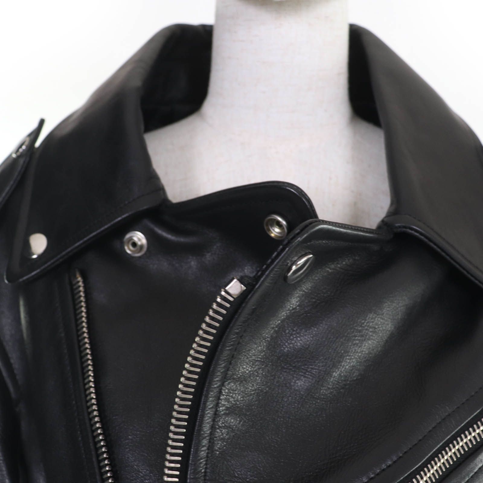 美品☆BALENCIAGA バレンシアガ 446474 スウィングトップ レザー