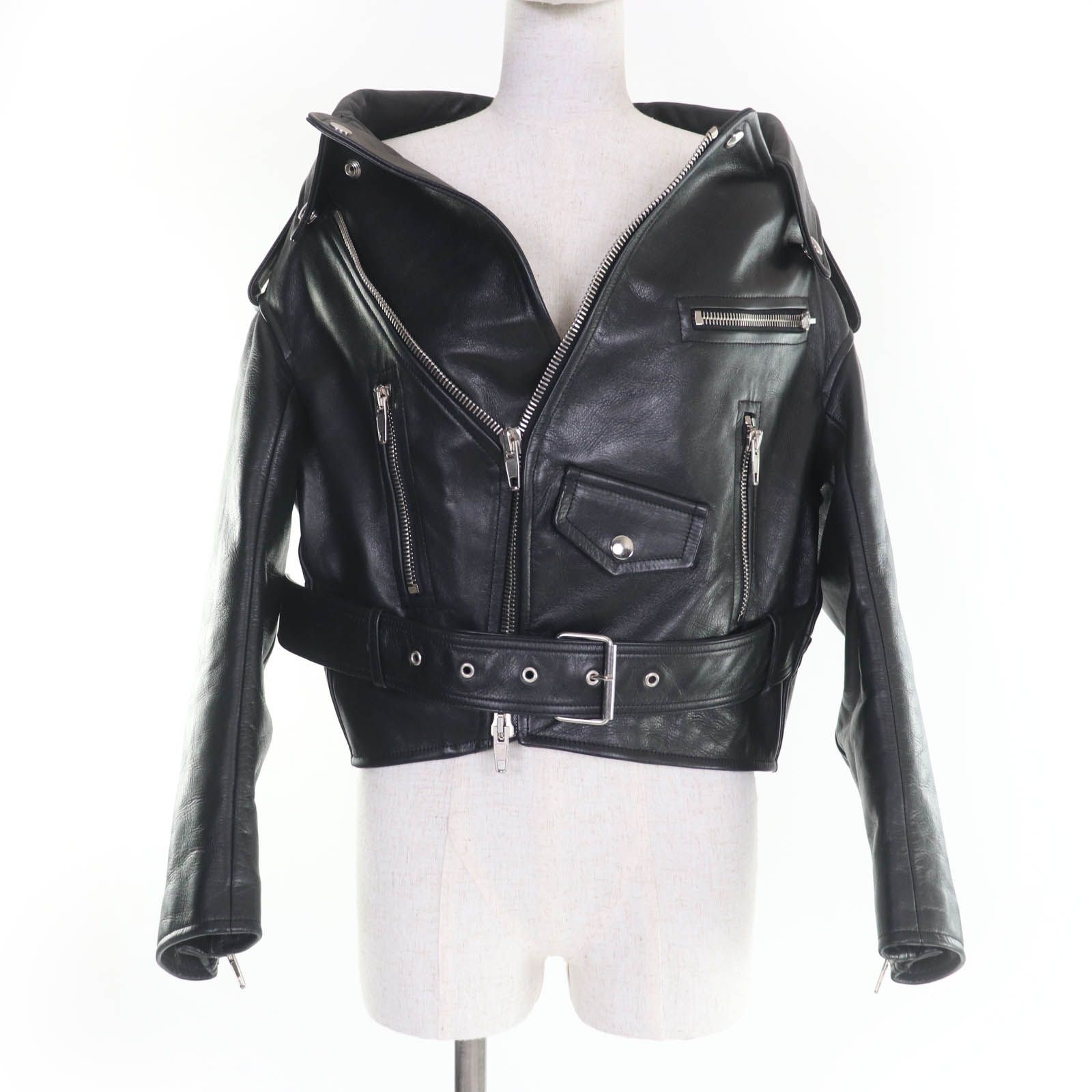 美品☆BALENCIAGA バレンシアガ 446474 スウィングトップ レザー 美品☆BALENCIAGA バレンシアガ 446474 スウィングトップ レザー