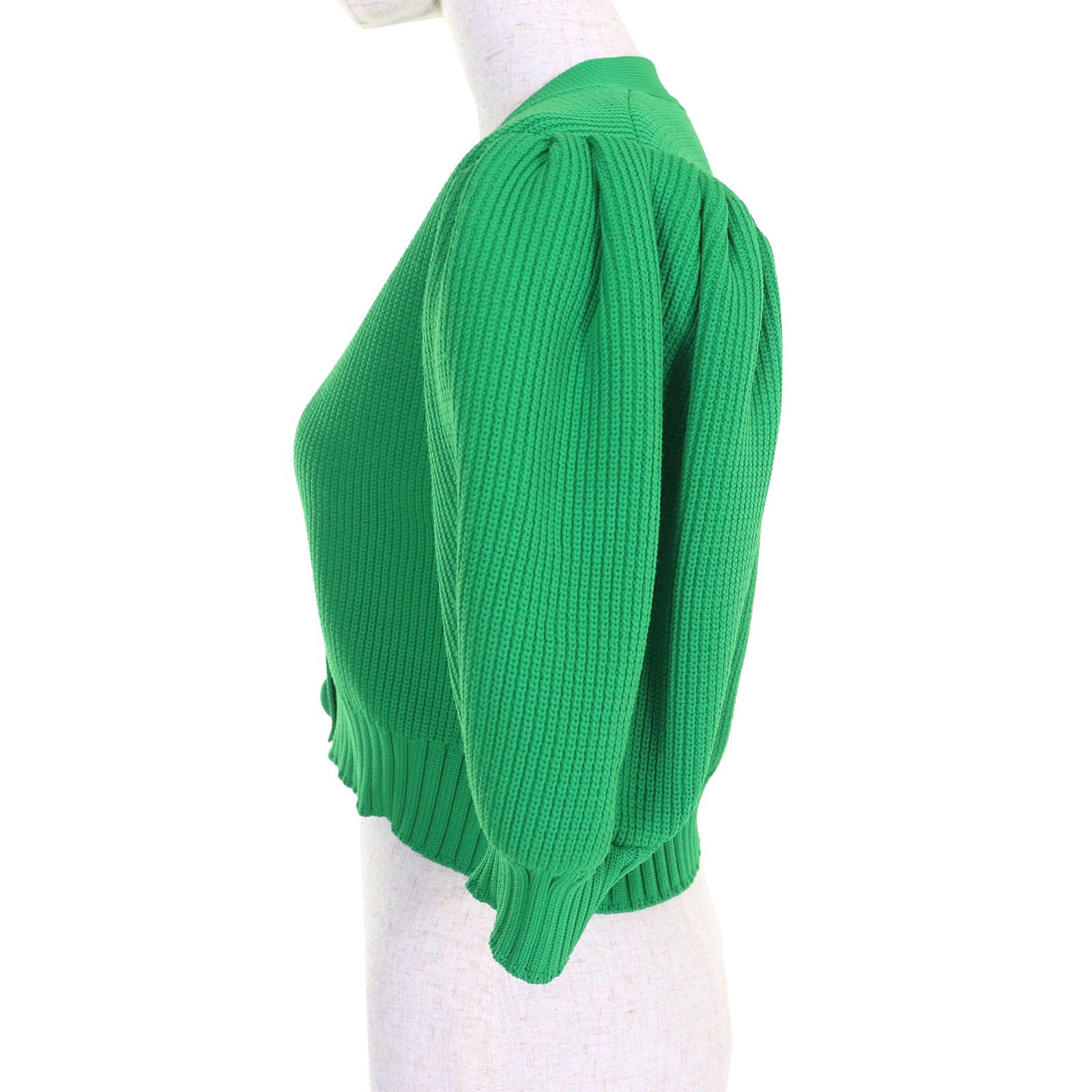 極美品△cygne シーニュ 23SS UCY23SS-01 ポワンカーディガン Olivia 半袖 ニット カーディガン グリーン 0 日本製 正規品 レディース 極美品△cygne シーニュ 23SS UCY23SS-01 ポワンカーディガン Olivia