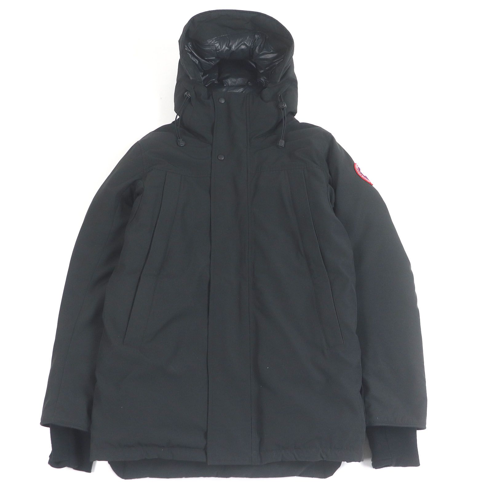 美品□CANADA GOOSE カナダグース 3400M SANFORD PARKA ロゴワッペン 