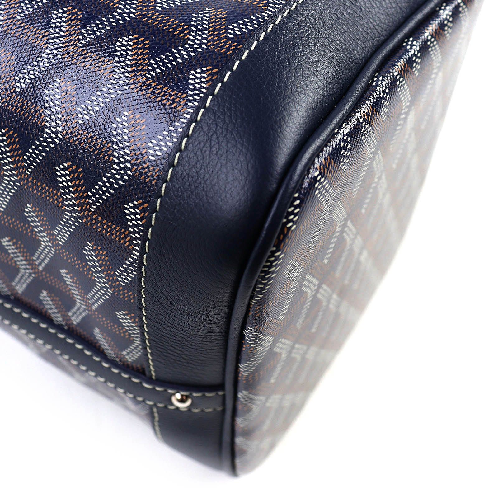 未使用品△GOYARD ゴヤール PEFLOTPMLTY12CL12P プティフロ バケットバッグ カーフレザー ゴヤールディンキャンバス 巾着 2WAY ショルダーバッグ ネイビーブルー 保存袋付き レディース 楽天市場】未使用品△GOYARD ゴヤール PEFLOTPMLTY12CL12P プティフロ