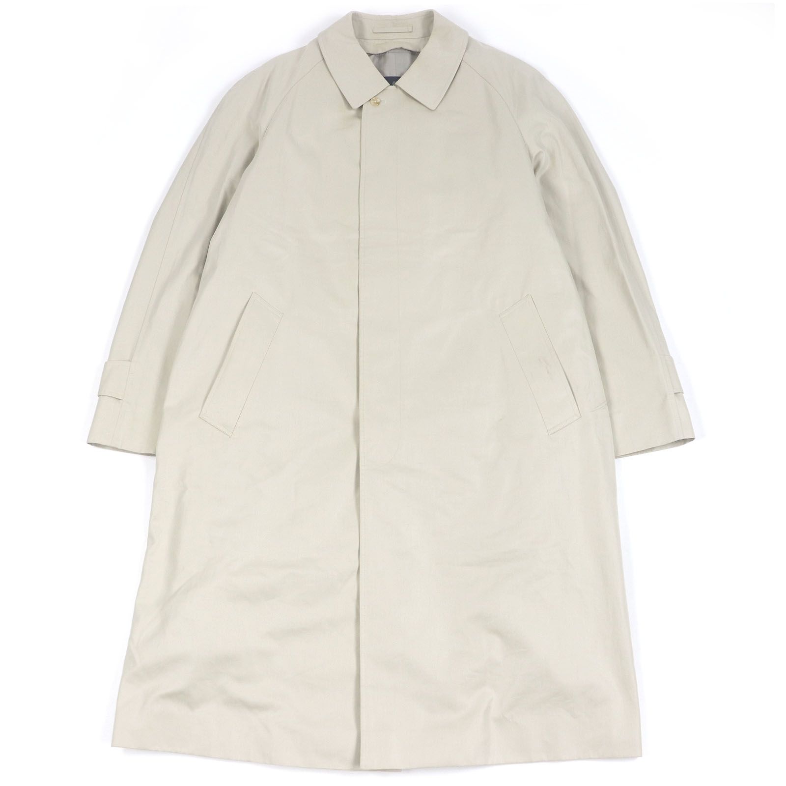 美品□Aquascutum アクアスキュータム コットン100％ カシミヤ混