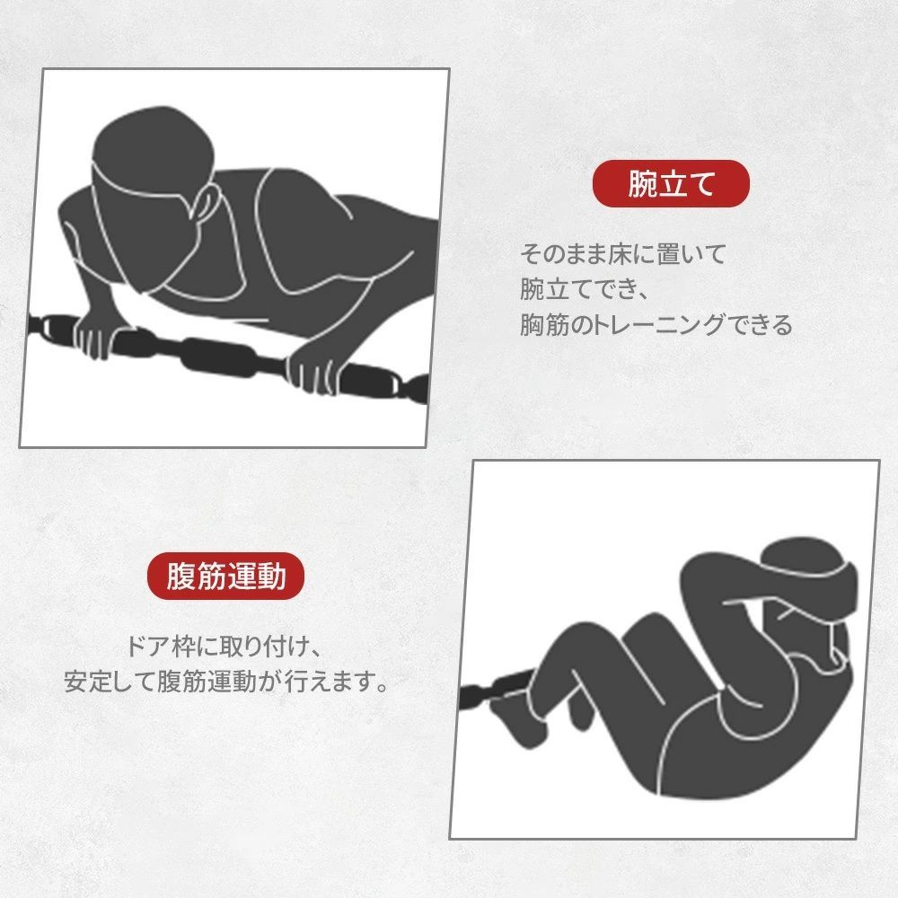 AORTD 懸垂バー 懸垂マシン 壁付け 伸縮 92-128cm ロック付き 腹筋