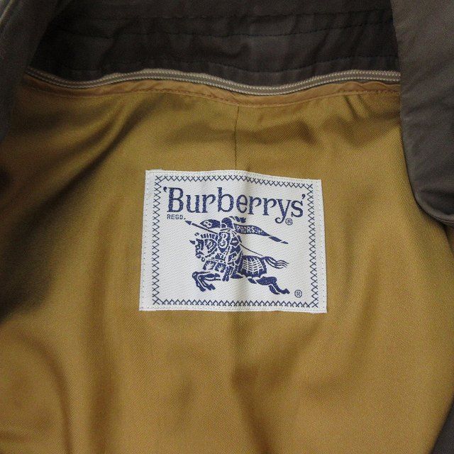 バーバリー BURBERRY 長袖 トレンチコート ロング ライナー付 ウール
