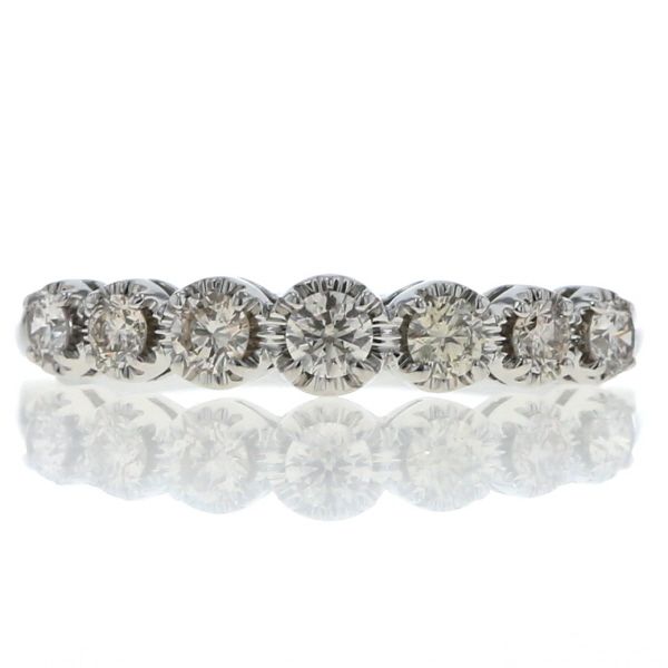 Pt950 プラチナ リング ダイヤモンド 0.35ct 7粒 一文字 Pt950 プラチナ リング ダイヤモンド 0.35ct 7粒 一文字